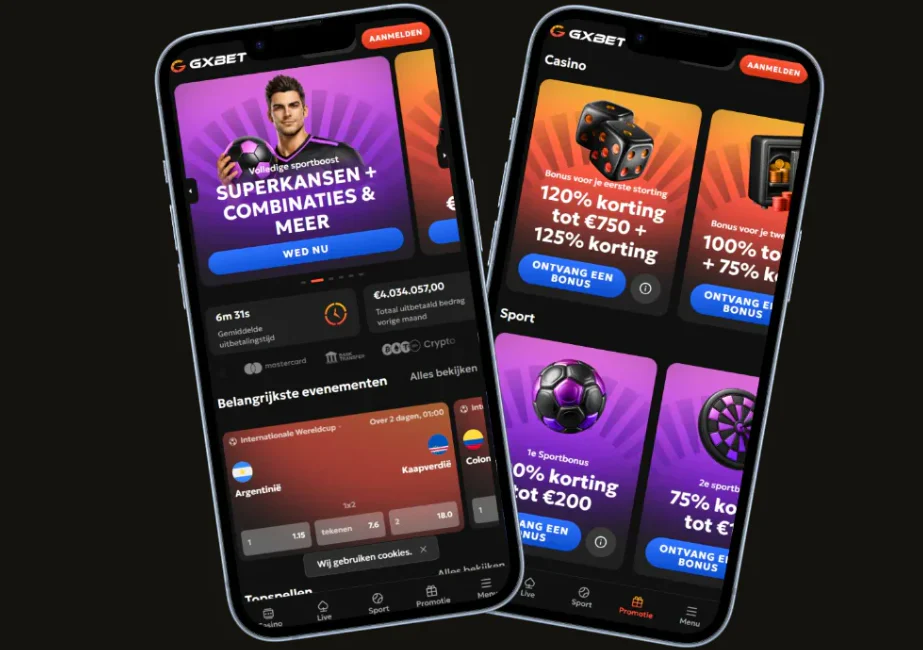 gxbet casino mobiele app